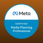 Meta Certified Media Planning Professional badge for social media advertising expertise